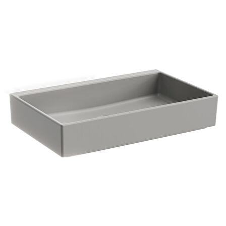 VitrA ArchiPlan 7404B076-0016 Dar Lavabo, Mat Taş Gri